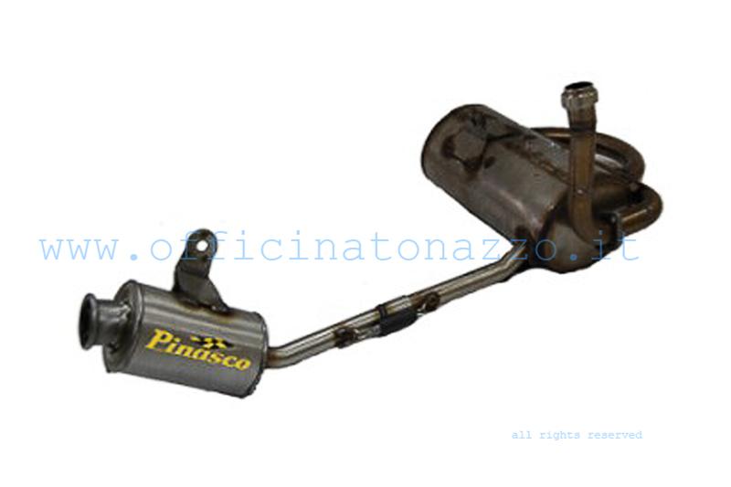 Escape Pinasco for Vespa LML ESTRELLA 125-150 (motor de 4 tiempos) de acero inoxidable