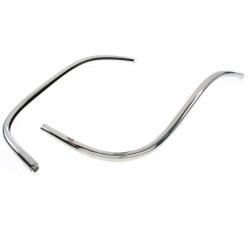 Shield edge for Vespa 50, Primavera, ET3 in polished stainless steel
