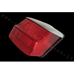 Feu arrière rouge carrosserie brillante avec toit gris pour Vespa 125 GTR - TS - 150 Sprint > 0118590 - Sprint Veloce - 200 Rally