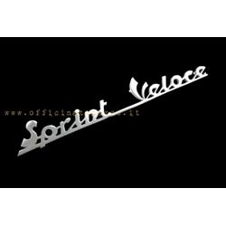 Targhetta posteriore "Sprint Veloce"(distanza fori 152.21mm)