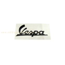 Placa adhesiva delantera "Vespa" negra para Vespa 125