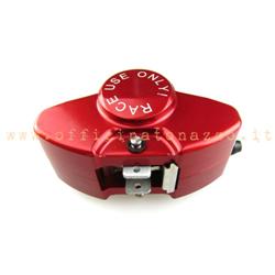 Red increased disc brake caliper for Vespa PX (including pads)