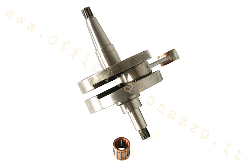 amt166VT - Albero motore Mazzucchelli volani tondi, corsa 57, cono 20, Vespa PX/PE200, Rally (accensione Ducati)