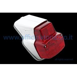 Feu arrière en plastique brillant complet avec joint pour Vespa 90 - 90SS - 125 Primavera> 0140161