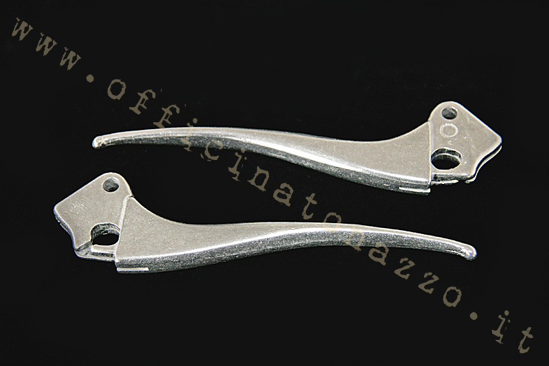 Paar spitze Aluminium-Kupplungsbremshebel für Vespa-Großrahmen (mit Frontschnitt)