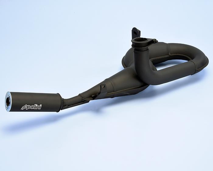Silenciador de expansión Polini Racing con silenciador de aluminio negro para Vespa PX 125-150