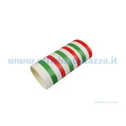Etiqueta adhesiva de la bandera italiana, 720 mm x 70 mm, 1 pieza