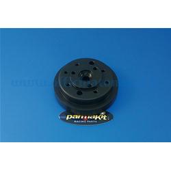 Integral flywheel machined from solid for Parmakit ignition without fan, weight 1.5 Kg, cone 19