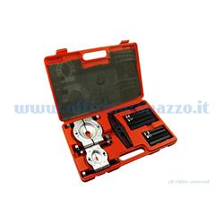 Case complete with tools for removing bearings and motor shaft bushings Ø 37-76mm "BUZZETTI"