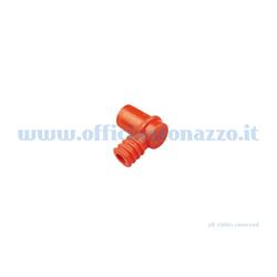 Attack red silicone spark plug for Vespa