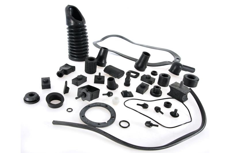 Rubber parts kit for Vespa PX - PE (32 pieces)