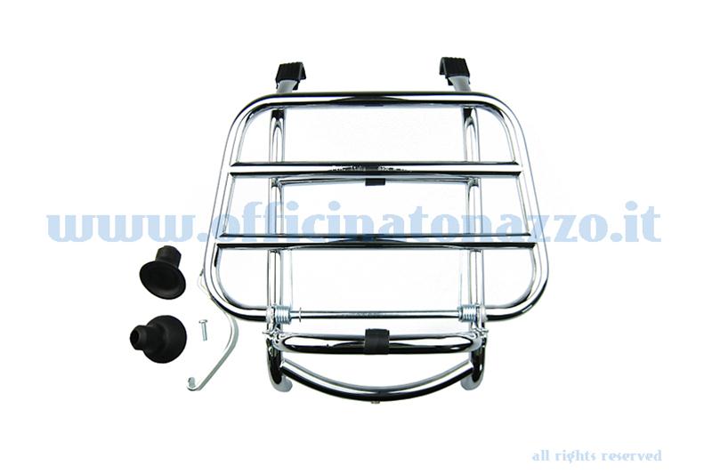 Porte bagage avant chromé pour Vespa GTS / GTS Super / GTV / GT 60 / GT / GT L 125-300cc (NO modèle 2019)