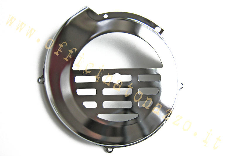 Polished flywheel cover for Vespa PK