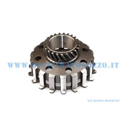 Pinion DRT Z 23 meshes with primary Z 67 and Z 68 Piaggio - "Z65 DRT" (Ratio2,82) elecoidal for Vespa 8-spring clutch