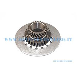 Pinion 23 meshes with primary DRT ZZ 67 and Z 68 Piaggio - "Z65 DRT" (ratio2,82) elecoidale for clutch springs 6 Vespa