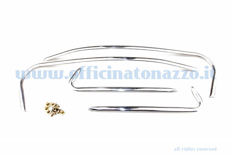 Fregi cofano e parafango in alluminio per Vespa 160 GS VSB1T (4pz. 14viti)
