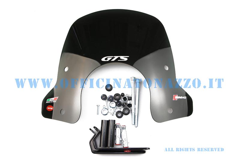 28520 - Windshield Faco new design smoked model complete with attacks for Vespa GTS 125-250-300