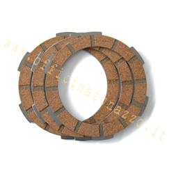 Clutch 3 cork discs for clutch 6 springs for Vespa PK FL 2, HP