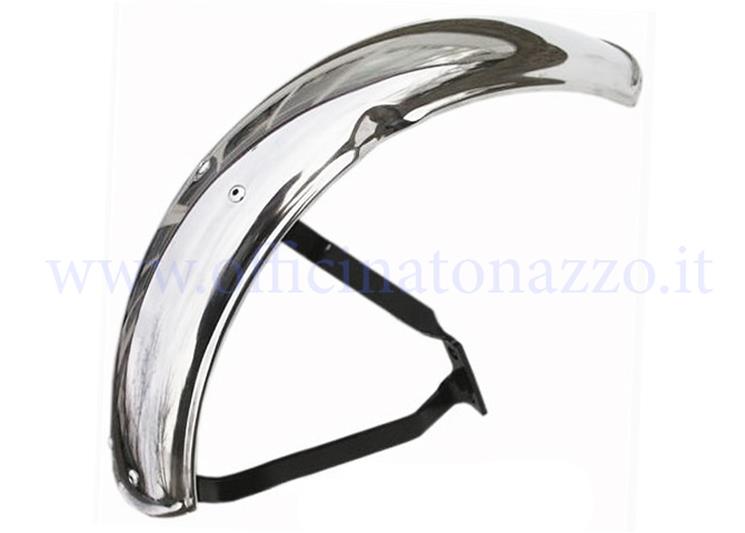 Chromed mudguard Garelli type for Vespa PX - T5 version without disc brake