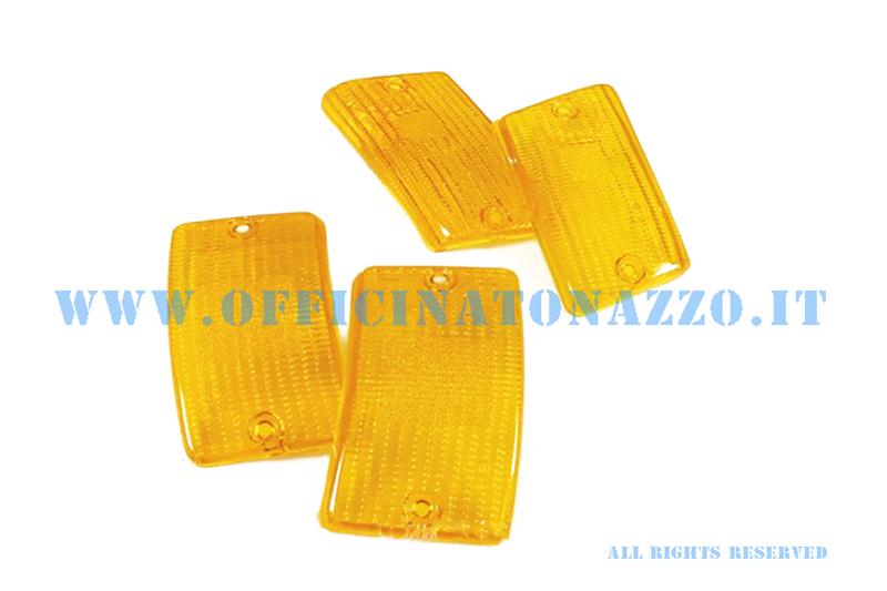 BOBT003 - Corpi luminosi indicatore di direzione anteriori e posteriori arancioni per Vespa PKXL - XL2 - RUSH - N