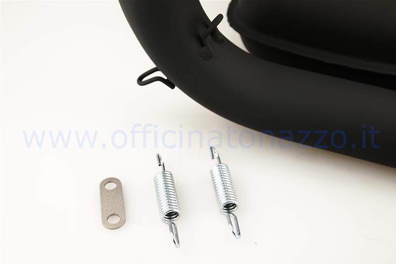 Pot d'échappement Racing Sip Road 2.0 noir pour Vespa PX - PE - 200 - Rally 200