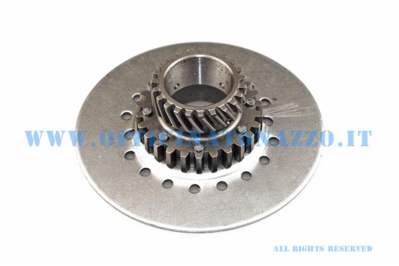 Pinion DRT Z 23 meshes with primary Z 67 and Z 68 Piaggio - "Z65 DRT" (Ratio 2,82) elecoidal for Vespa 7-spring clutch