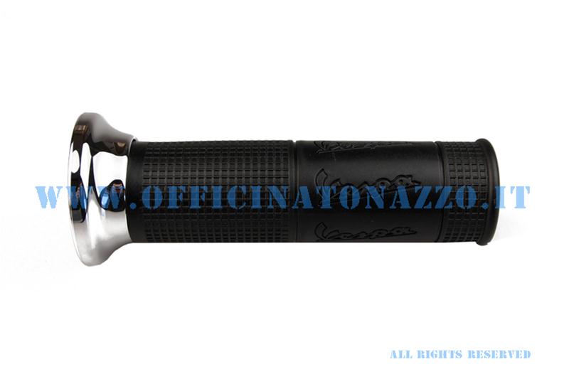 Ø 24 mm negro perilla derecha for the new model 2011 Vespa PX (Piaggio Original ref. Cm083806)