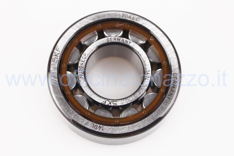 SKF roller bearing -NU204ECP- (20x47x14) flywheel side bench for Vespa ET3