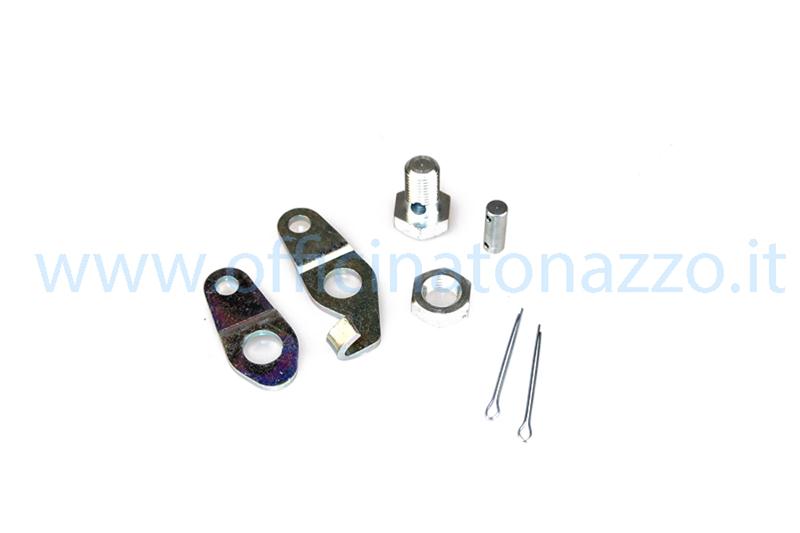 Rear brake wire anchor group on the drum for Vespa (length 47mm)