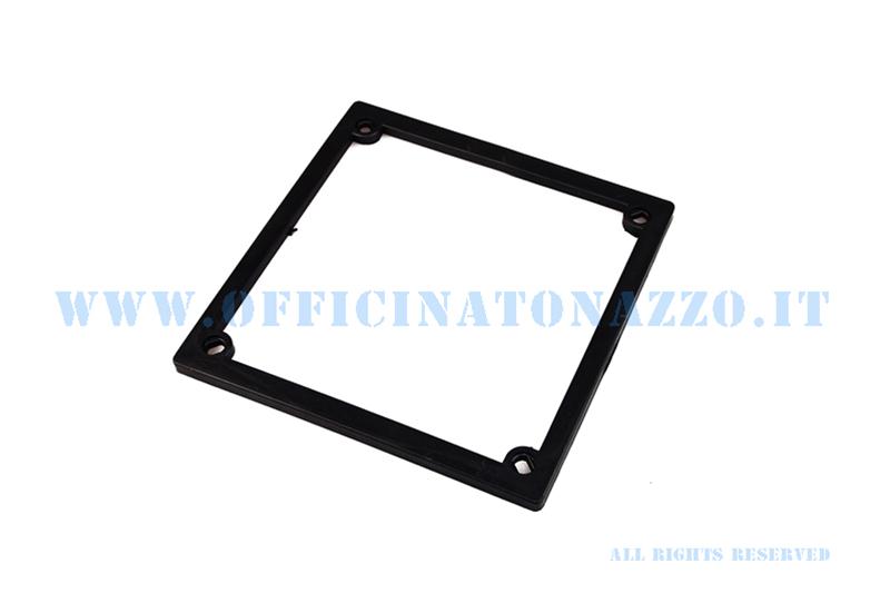 3285 - Cadre de plaque d'immatriculation Vespa en plastique noir pour plaque d'immatriculation ancien modèle