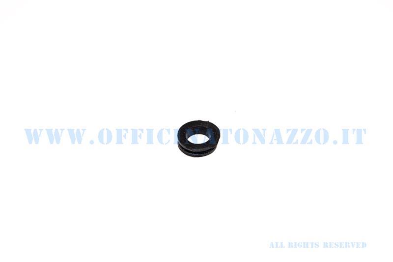 Black mixer oil pipe grommet for Vespa Ø external hole 14mm, internal Ø 11mm