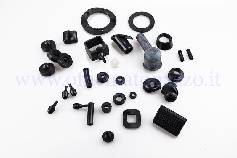 Vespa PX 125 - 150 - 200 E rubber parts kit