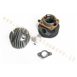 Cilindro DR 75cc en hierro fundido, 6 puertos, diámetro interior Ø 47, carrera 43 mm para Vespa 50 - Ape 50