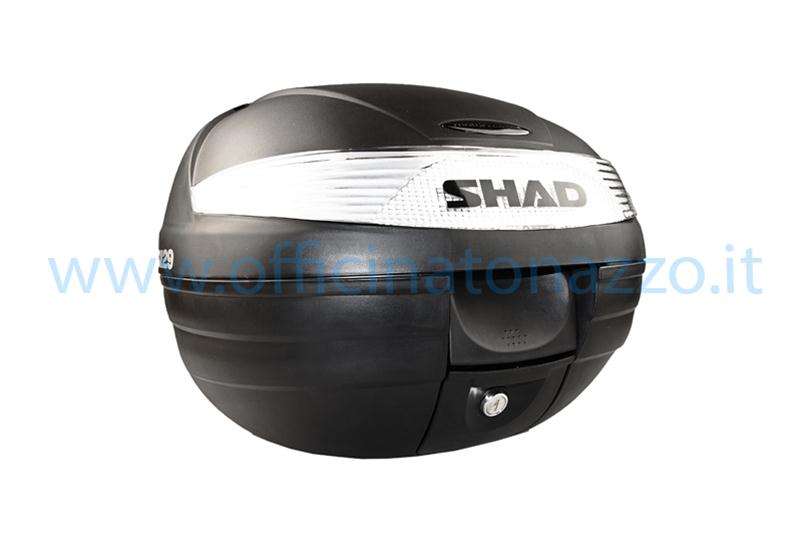Vespa SHAD SH33 top case with fixing plate (size h 31 x width 43 x depth 42 approximately)