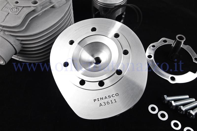 Pinasco 225cc cylinder "Super Sport" de 60 mm of aluminum coup with central sail for Vespa PX 200 - PE - Rally