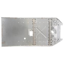 Footboard bottom (length 90.0 cm - width 42.0 cm) for Vespa 50 N - R complete with crosspieces and reinforcements