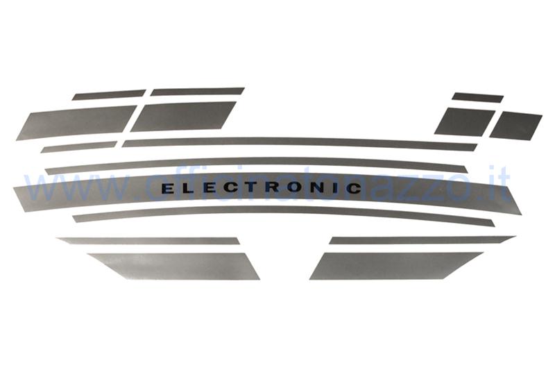 Vespa Electronic silber Aufkleber Vespa ET3