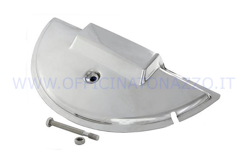 Copriruota di scorta in acciaio lucidato per Vespa PX 80/125/150/200 - PE- Lusso - T5