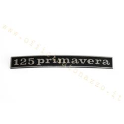 "125 Primavera" rear plate