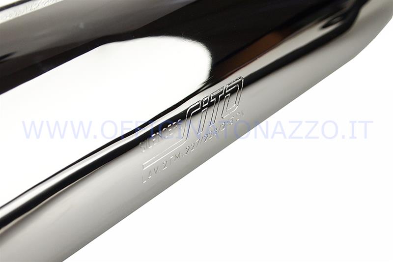 Site exhaust torpedo original type chromed for Vespa 50 Special - R - L - N