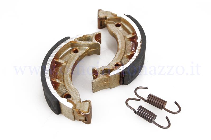 Front brake shoes with spoked wheel for Ciao - Bravo - SI - Boxer