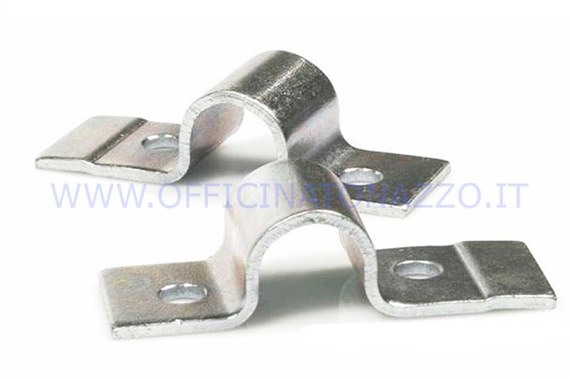 Pair of stand support brackets Ø 16mm for Vespa 50 - N - L - R - S - Special - SR - SS90 - SS - 100 - 125 - PV, 1st series