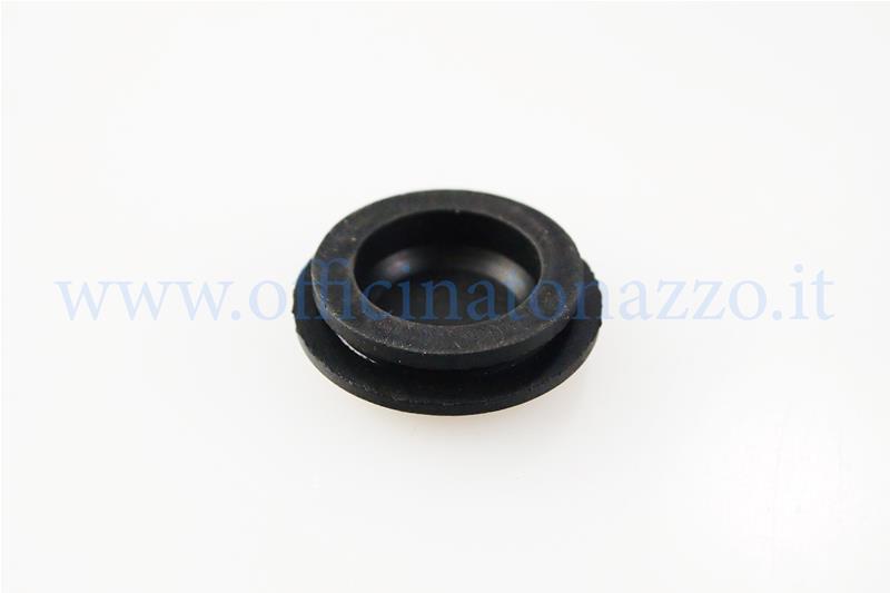 Black rubber speedometer gear hub cap for Vespa 50 - Primavera - ET3