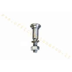 Vis et écrou levier frein/embrayage 8,6/6,6x26.5mm en inox poli (tête fendue)