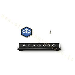 Plate "Piaggio" plus shield and screw for steering wheel cover Vespa PX - PE 1st series