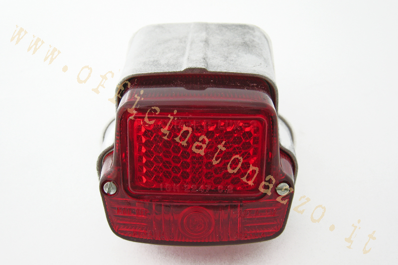 Rear metal light complete with gasket for Vespa 50 1st series 1963>64