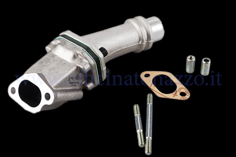 Collettore aspirazione Polini lamellare 24mm attacco a 2 fori innesto rigido per Vespa  PK ETS - XL- HP