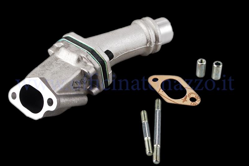 Polini lamellar intake manifold 24mm 2-hole connection rigid coupling for Vespa PK ETS - XL- HP