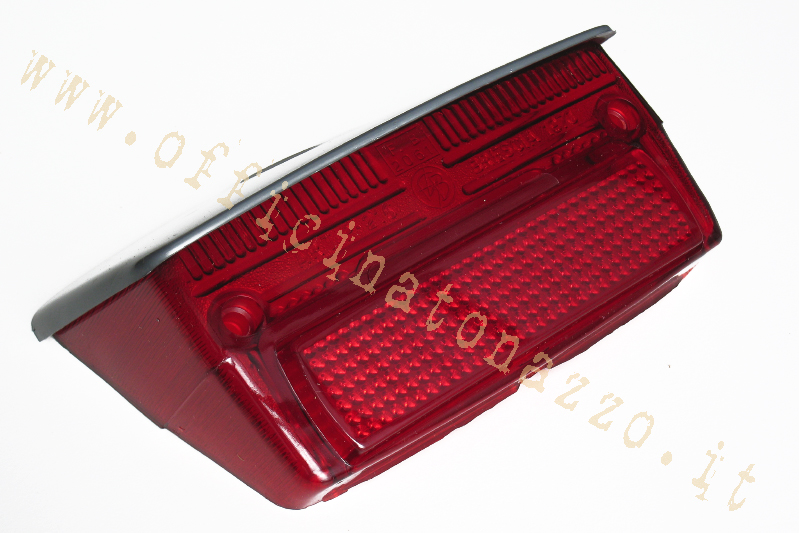 Rear light complete with gasket with gray roof for Vespa 50 Special - Elestart