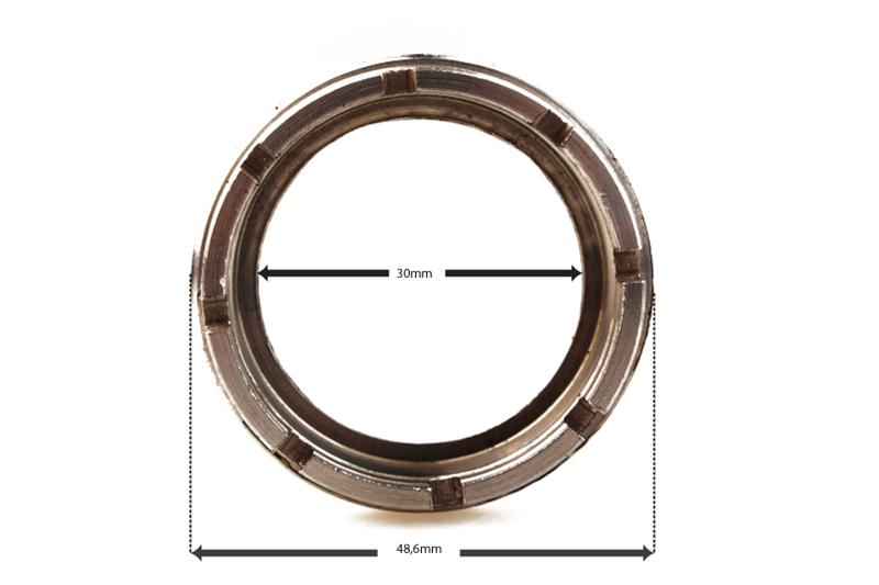 Bloque de anillo que lleva ungüento de la rueda trasera. 40 mm para Vespa Super - 180SS - GS160